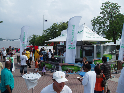 Heineken Premium Light at Penn's Landing